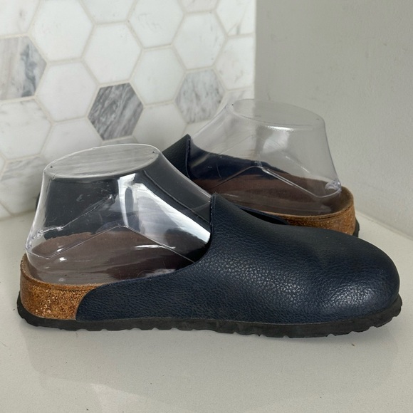 Birkenstock Birkis Amsterdam Mules Navy Blue Women’s Narrow EU 36 US 5-5.5 - Picture 4 of 8
